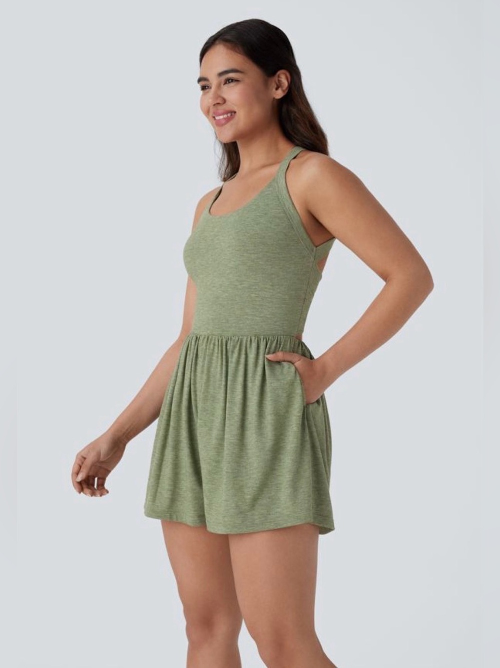 HALARA  Romper With Padding